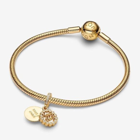 Pandora Happy Birthday Cake Dangle Charm - Picture 2 of 6